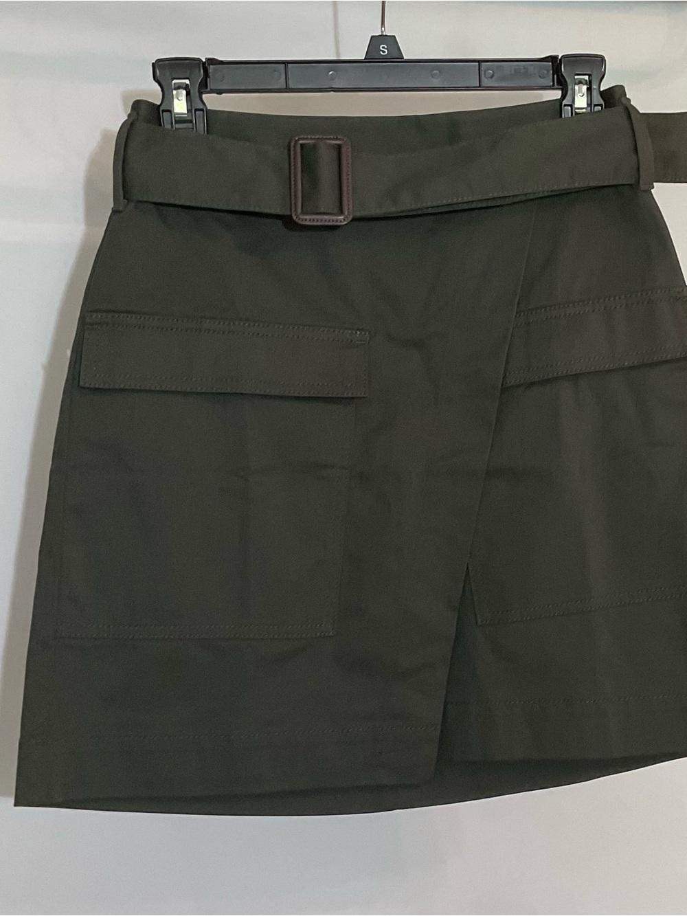 Banana Republic Olive Green Utility Mini Skirt with Belt